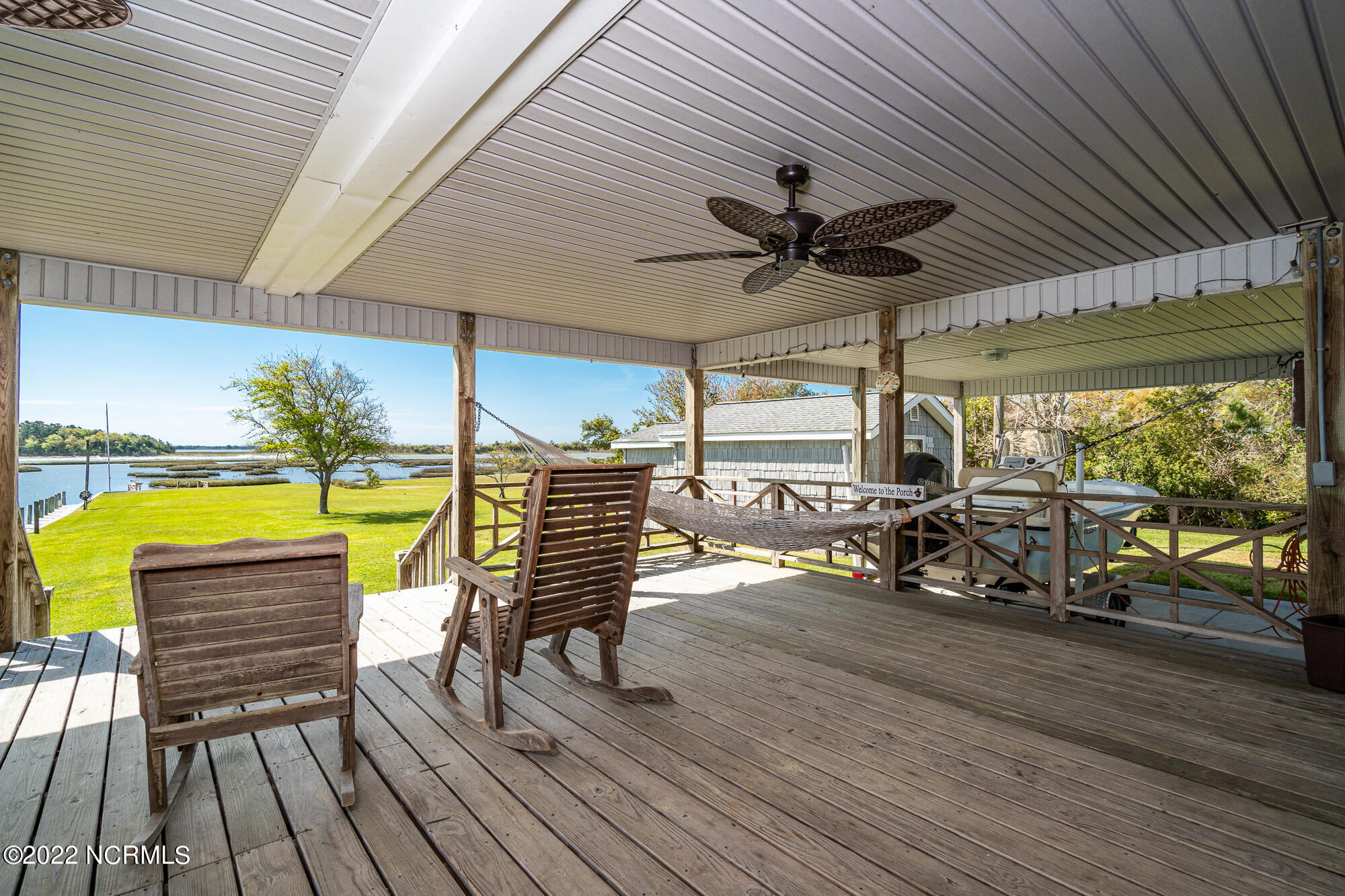 216 Peninsula Manor Road Hubert, NC 28539 - Photo 54 of 54 Back porch water view