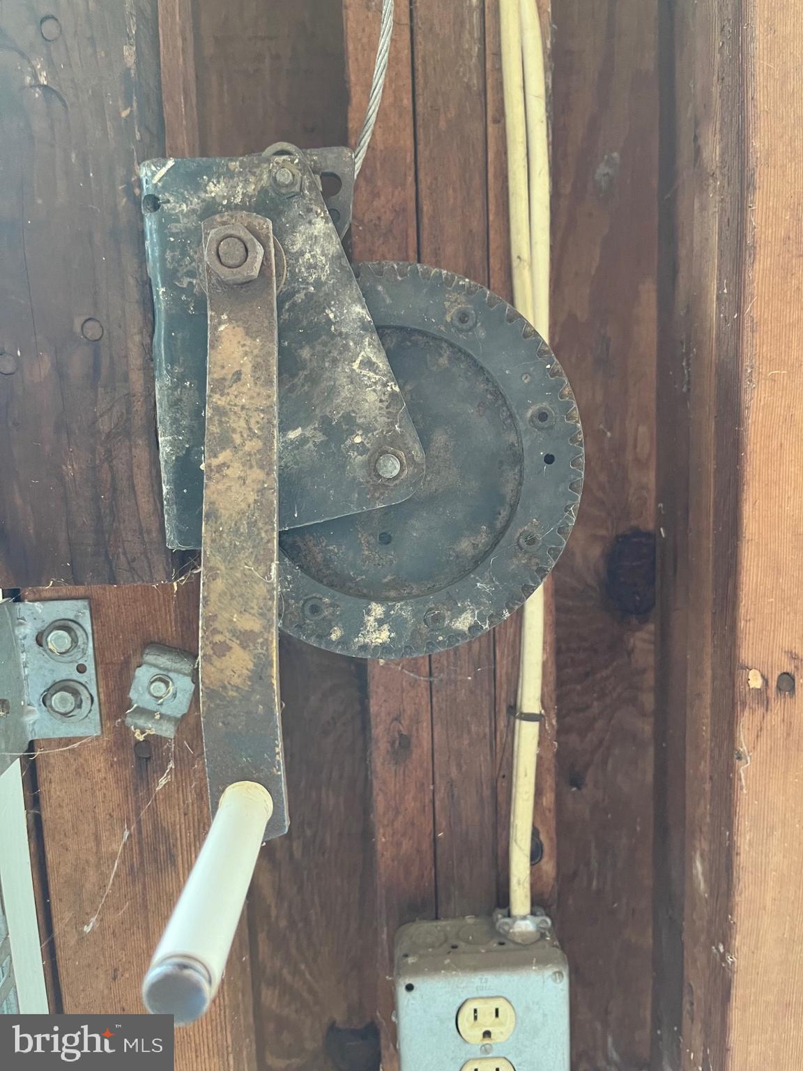 131 Dubois Road Salem, NJ 08079 - Photo 35 of 37 Pulley system that operates stairs