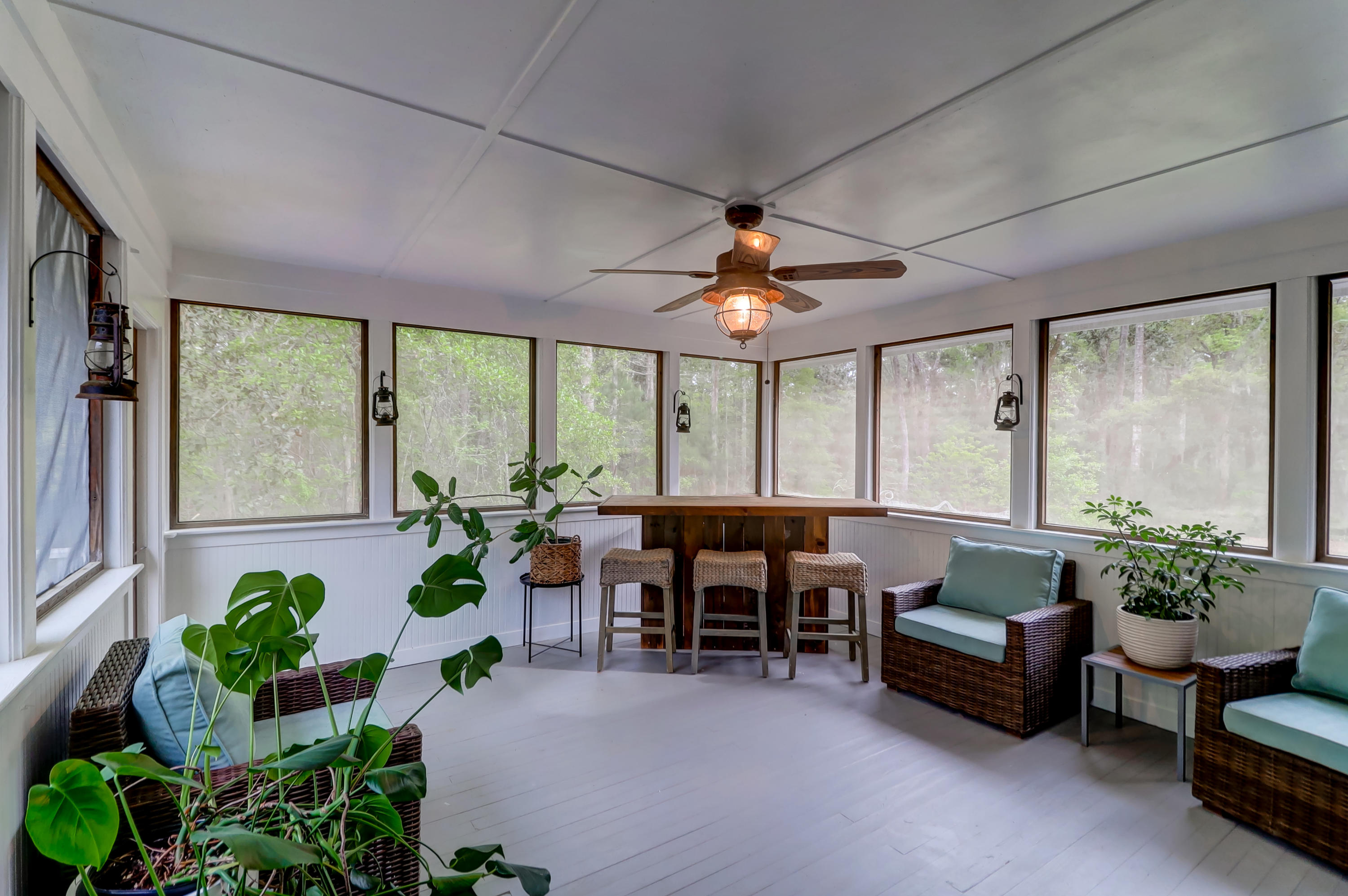 6717 Bears Bluff Road Wadmalaw Island, SC 29487 - Photo 36 of 48 Screened Porch