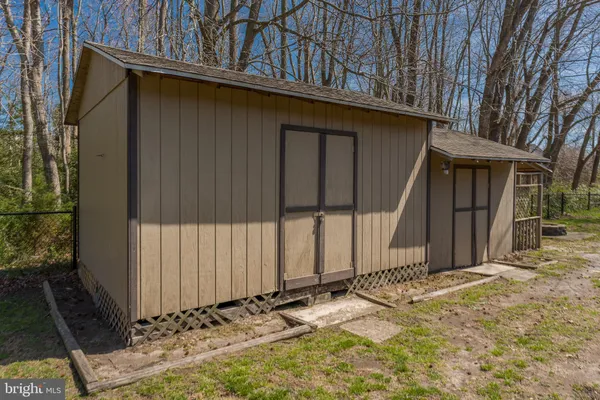 a backyard of a house
