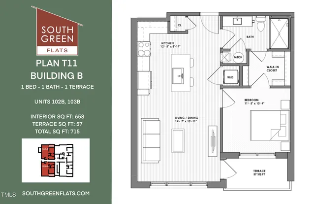 a view of a cafe with a table and chairs under an umbrella