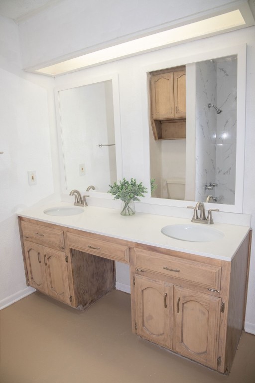 261 Rabbit Hill Lorena, TX 76655 - Photo 34 of 50 a bathroom with a sink double vanity and a mirror
