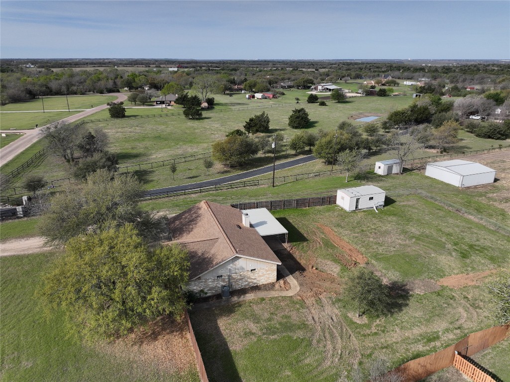261 Rabbit Hill Lorena, TX 76655 - Photo 46 of 50 an aerial view of a house with a yard