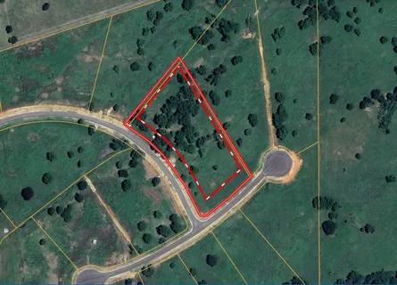 a view of yard with tree