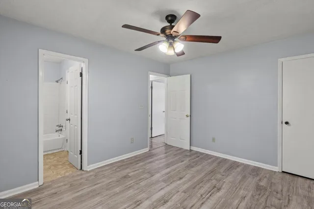 wooden floor in an empty room