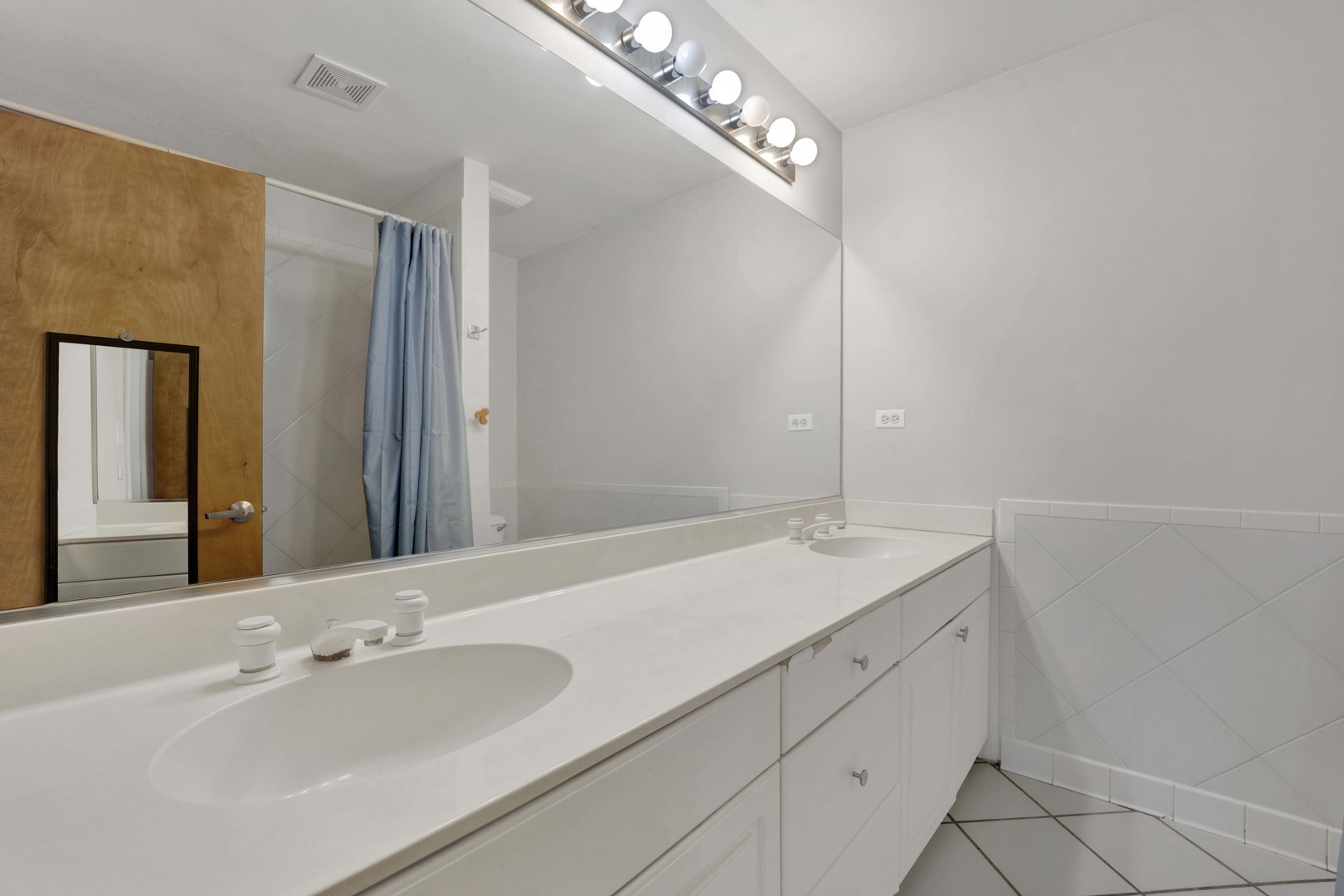 1812 South State Street, Unit 3 Chicago, IL 60616 - Photo 15 of 29 a bathroom with a sink and a mirror