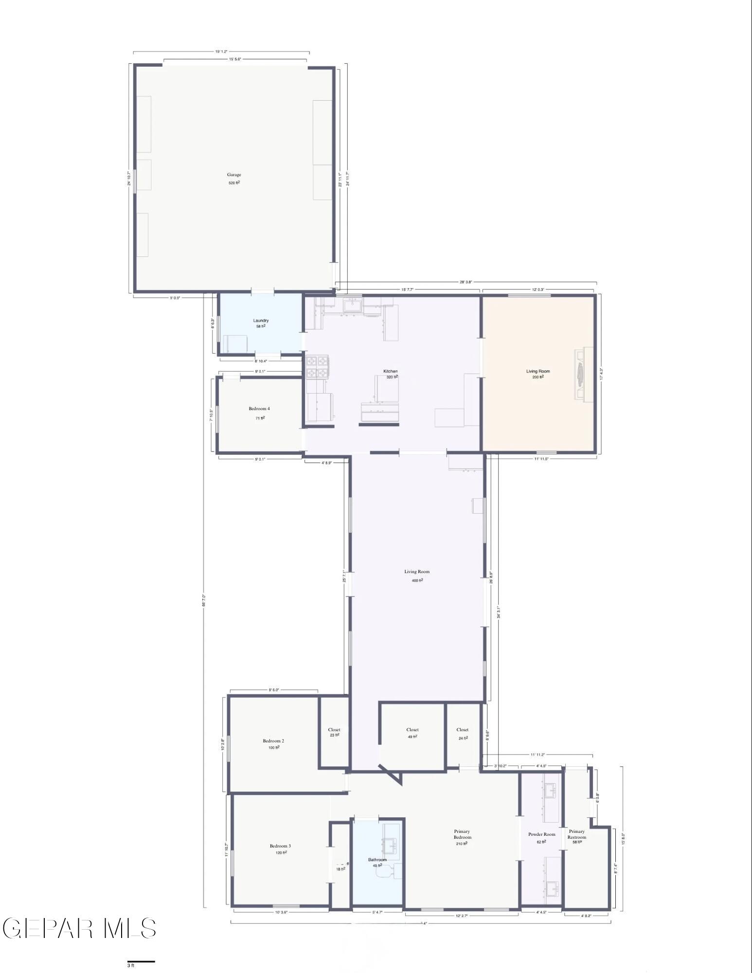 2452 West Ohara Road Anthony, NM 88021 - Photo 56 of 56 Ohara Floor Plan