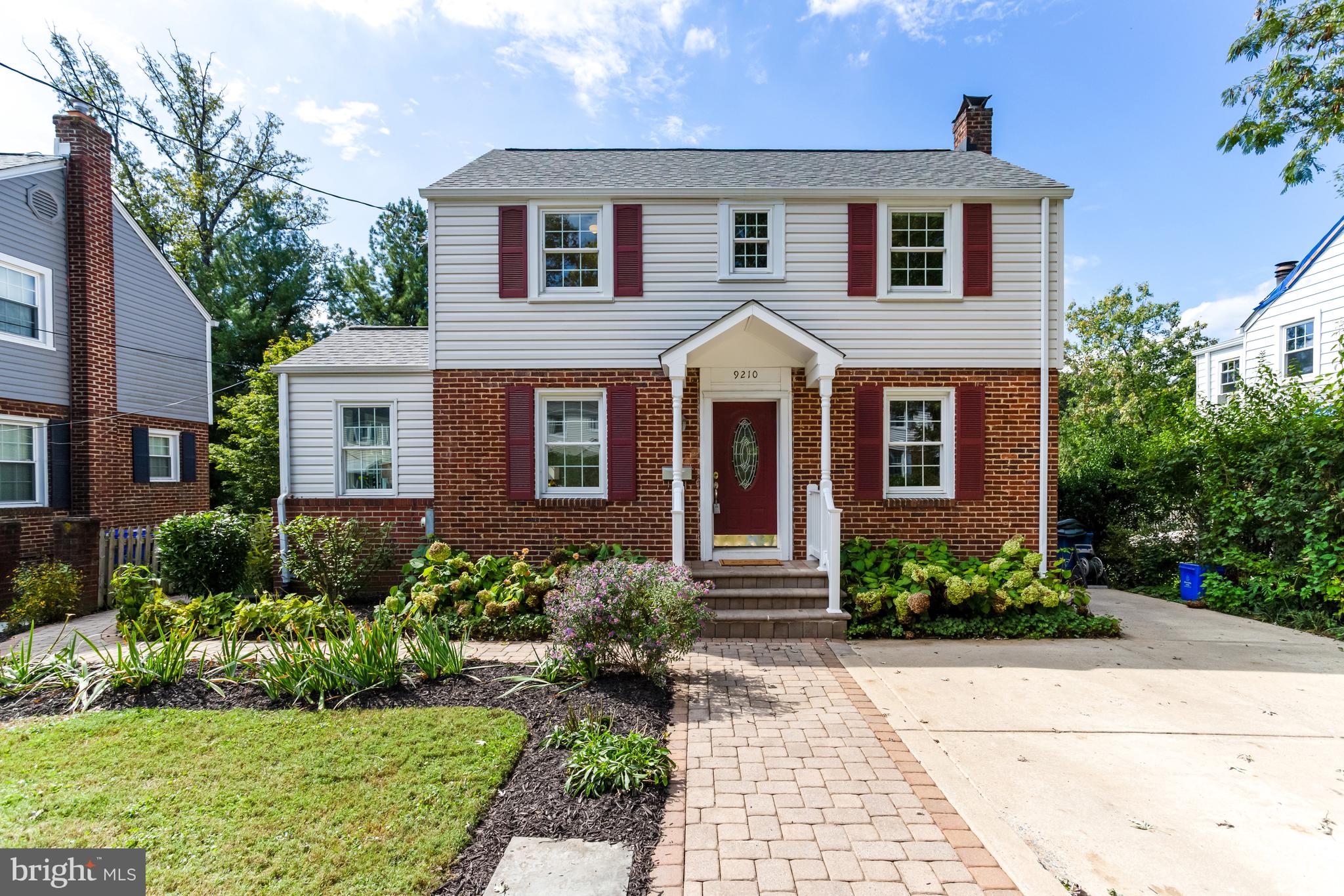 9210 Glenville Road Silver Spring, MD 20901 - Photo 2 of 46 landscaped front with paver walk & TWO car drive