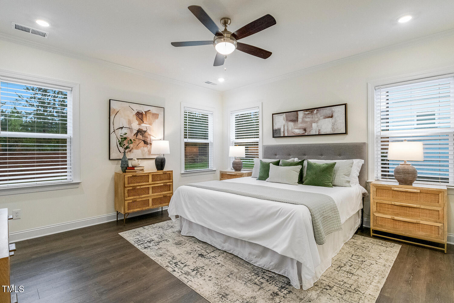 1116 Ciandra Barn Way Apex, NC 27523 - Photo 25 of 59 a bedroom with a large bed and a window
