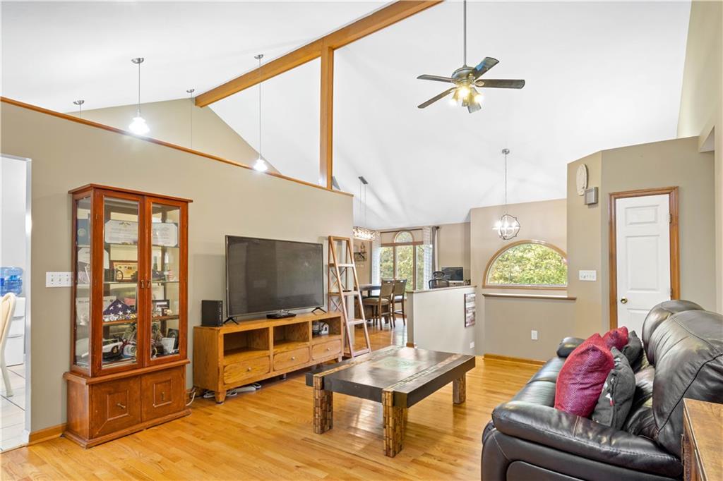 314 Glade Run Road Renfrew, PA 16053 - Photo 4 of 24 a living room with furniture and a flat screen tv