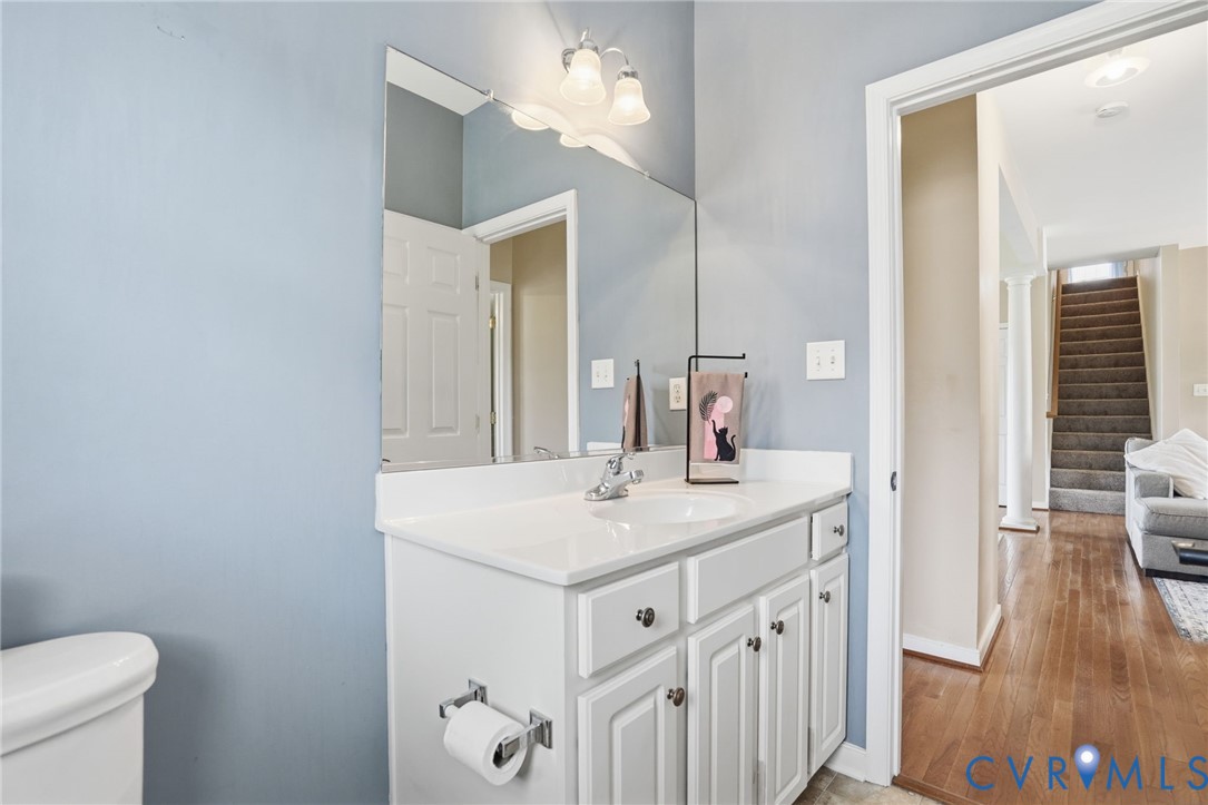5305 Wellington Ridge Road Richmond, VA 23231 - Photo 42 of 67 Bathroom vanity with a white countertop and integr