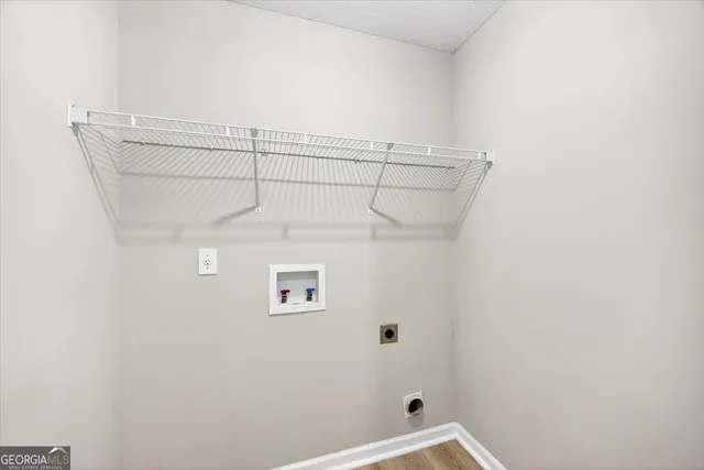 a view of a rack on the wall