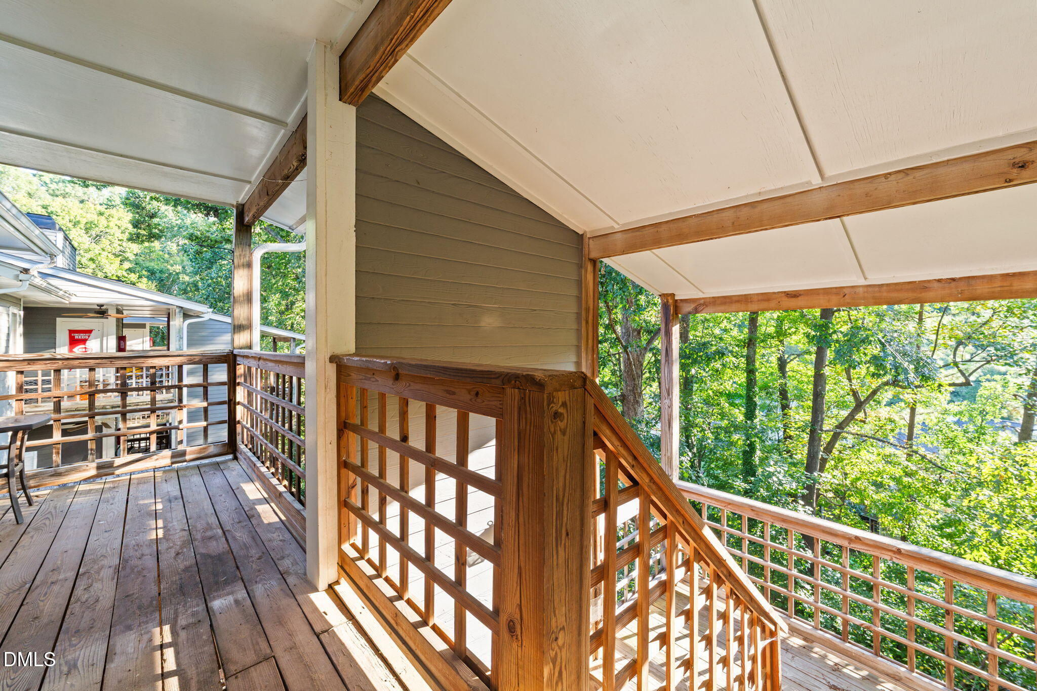 4110 Sedgewood Drive, Unit 302 Raleigh, NC 27612 - Photo 33 of 38 a view of balcony with wooden floor