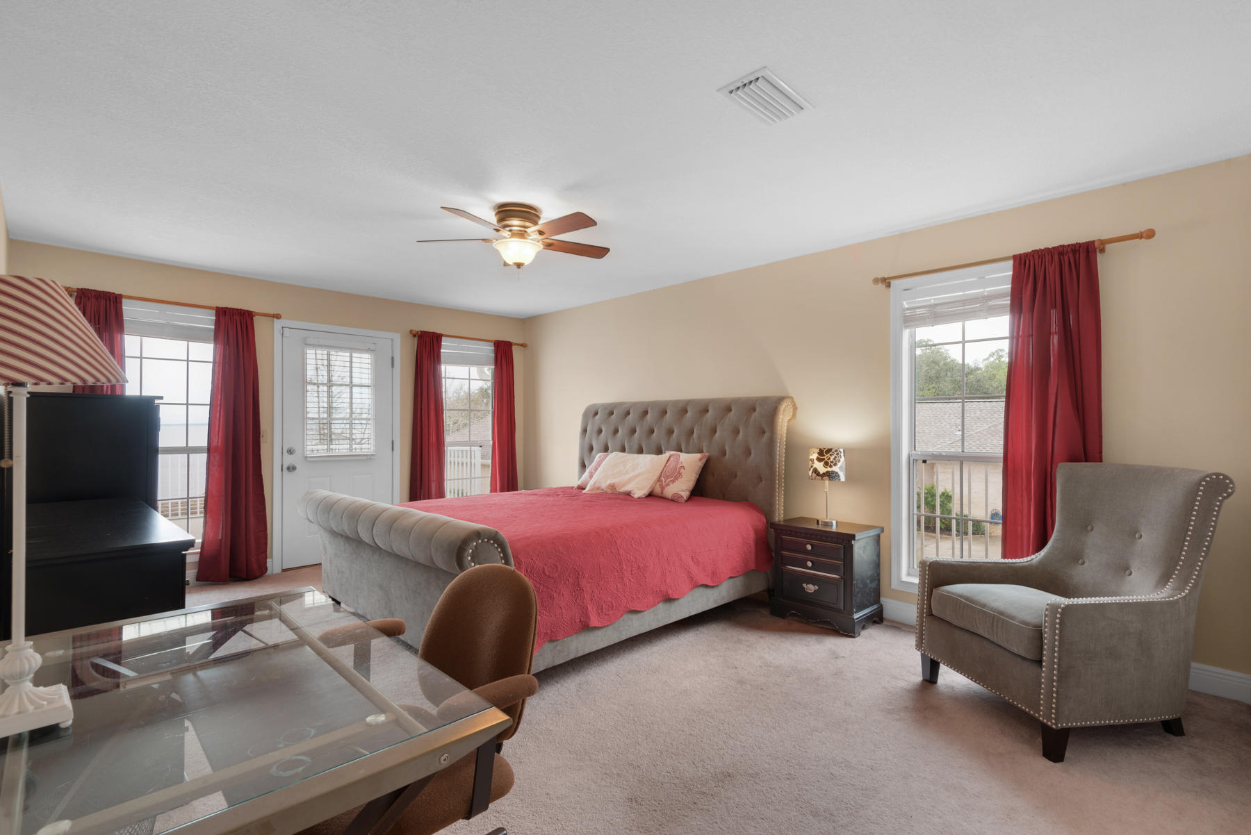 44 Dolphin Place Freeport, FL 32439 - Photo 29 of 76 a bedroom with a bed and a couch
