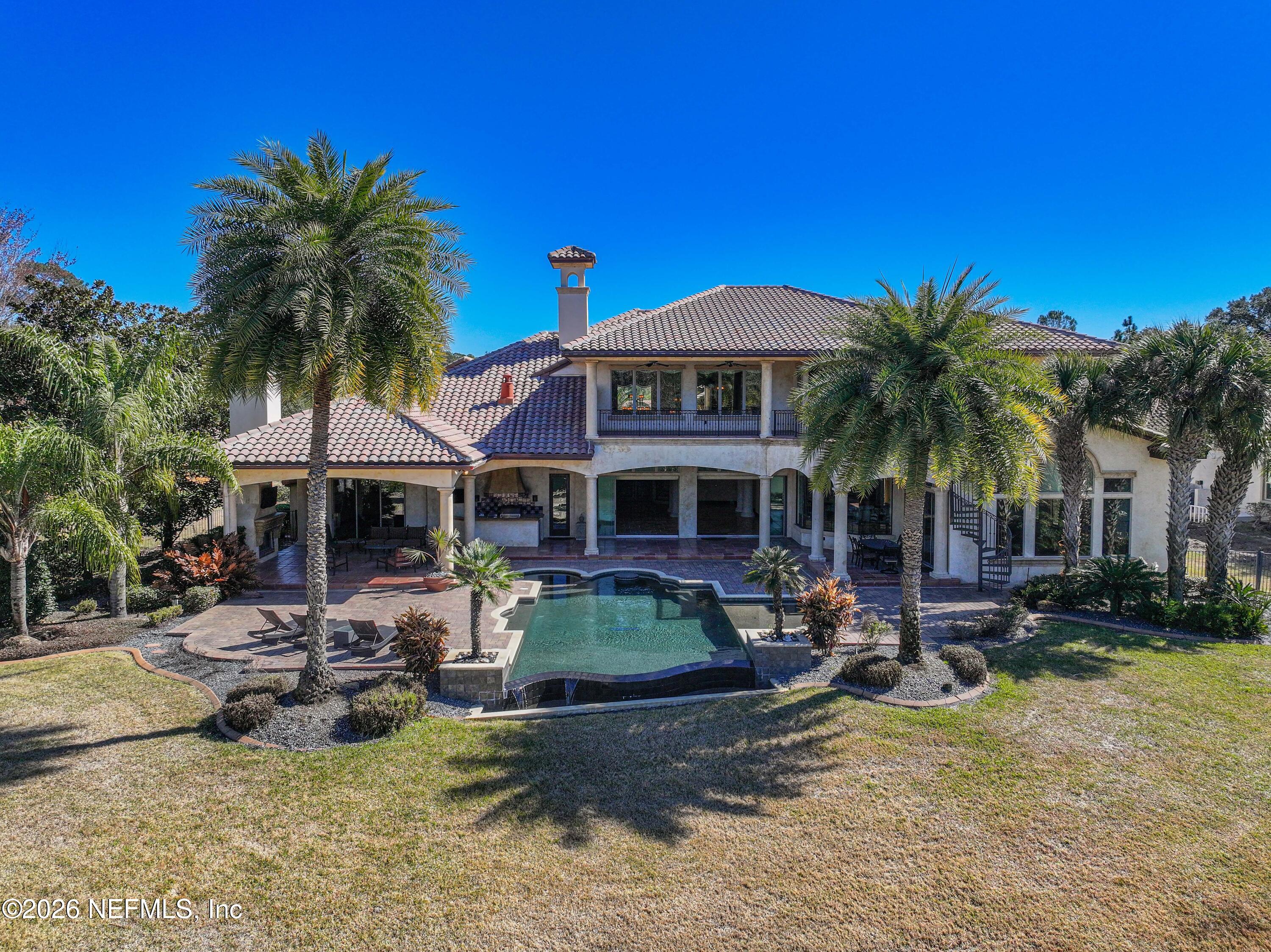 3533 Crest Street St. Augustine, FL 32092 - Photo 66 of 79 a view of a house with swimming pool and sitting area