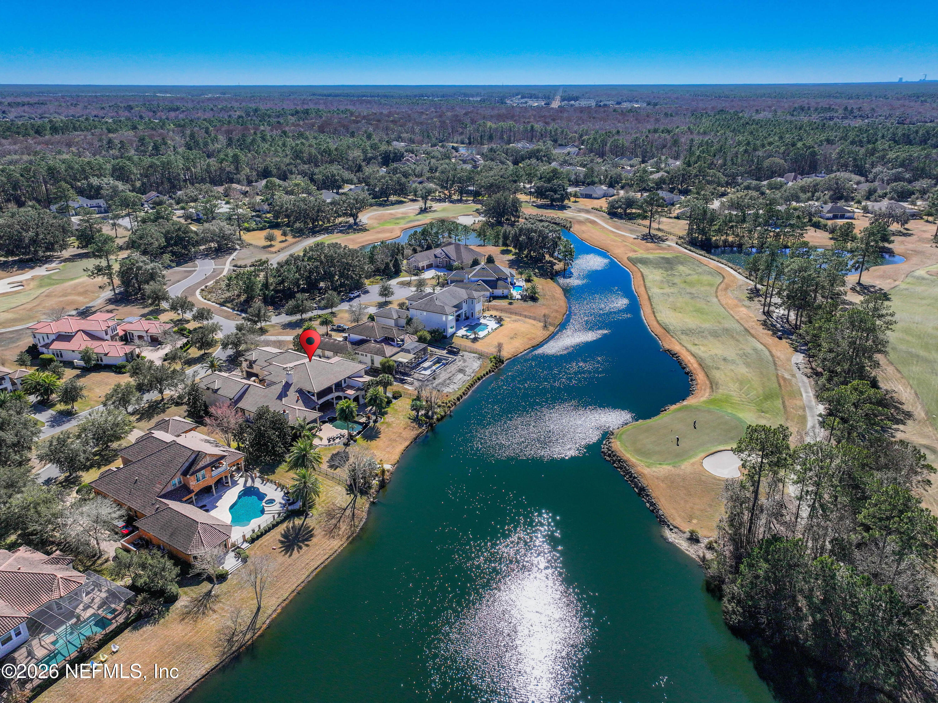 3533 Crest Street St. Augustine, FL 32092 - Photo 74 of 79 an aerial view of residential houses with outdoor space