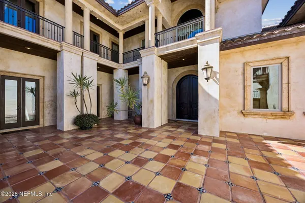 a view of a entryway door of the house