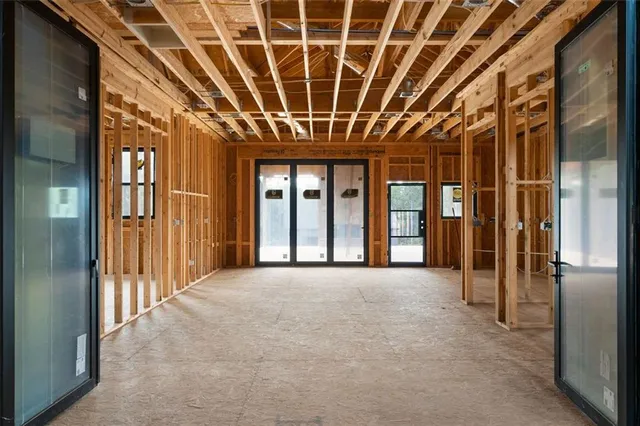 a view of an empty room