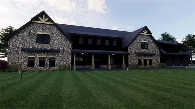 a view of a entryway door front of house