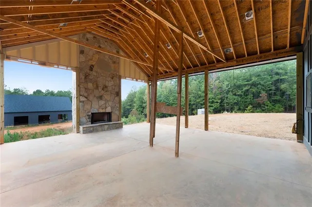 a view of an ocean beach