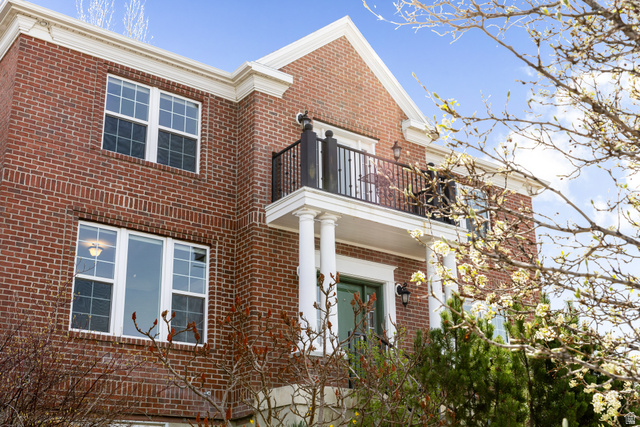 434 Cardon Ridge Drive Smithfield, UT 84335 - Photo 6 of 59 Traditional-style home featuring brick siding and a balcony