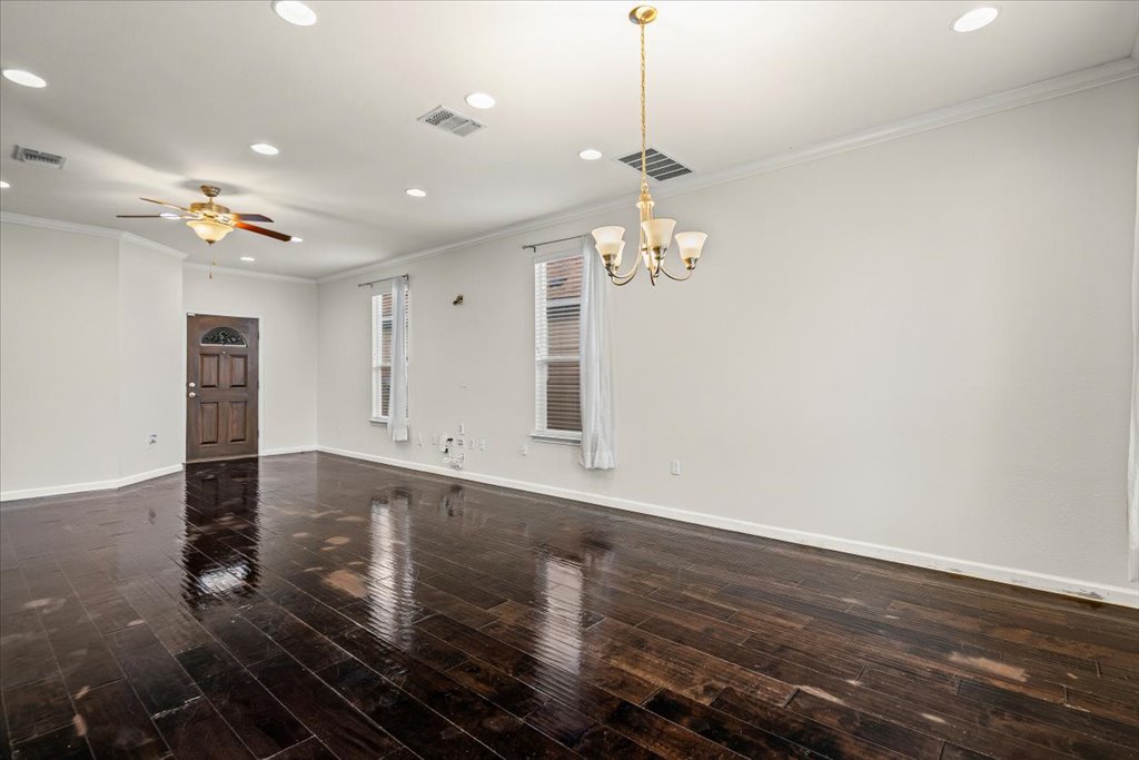 11229 Kirkland Hill Path Austin, TX 78754 - Photo 14 of 15 Open floor plan: dining area and living room