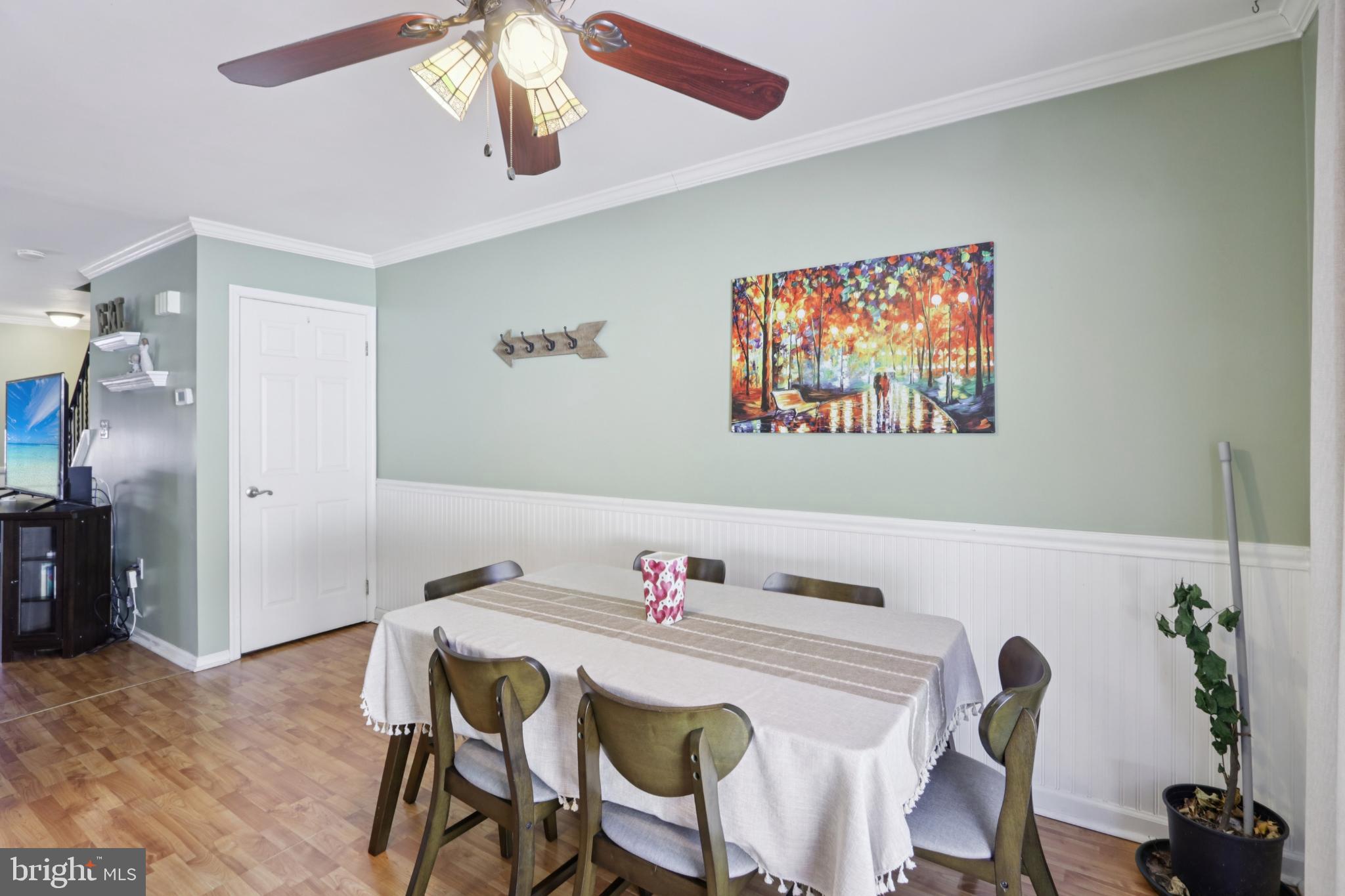 3870 Timothy Lane Bethlehem, PA 18020 - Photo 19 of 30 Upgraded crown molding and wainscoting.