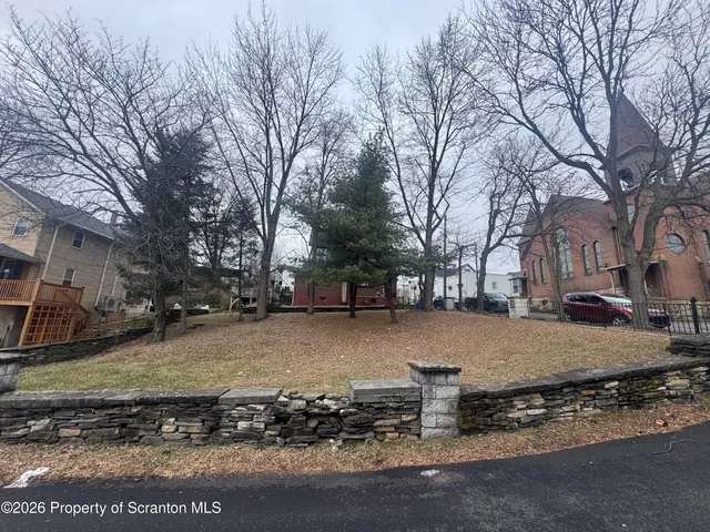 a street view covered with snow