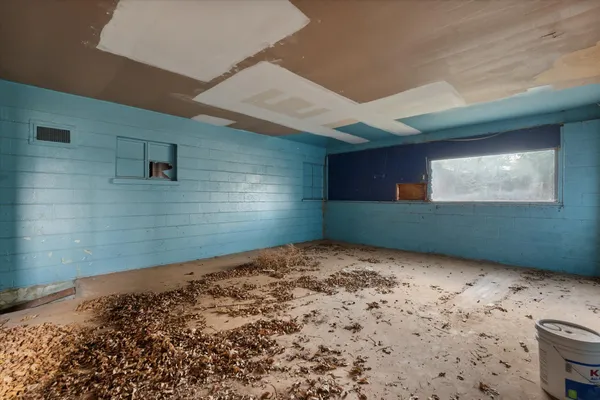 a view of an empty room