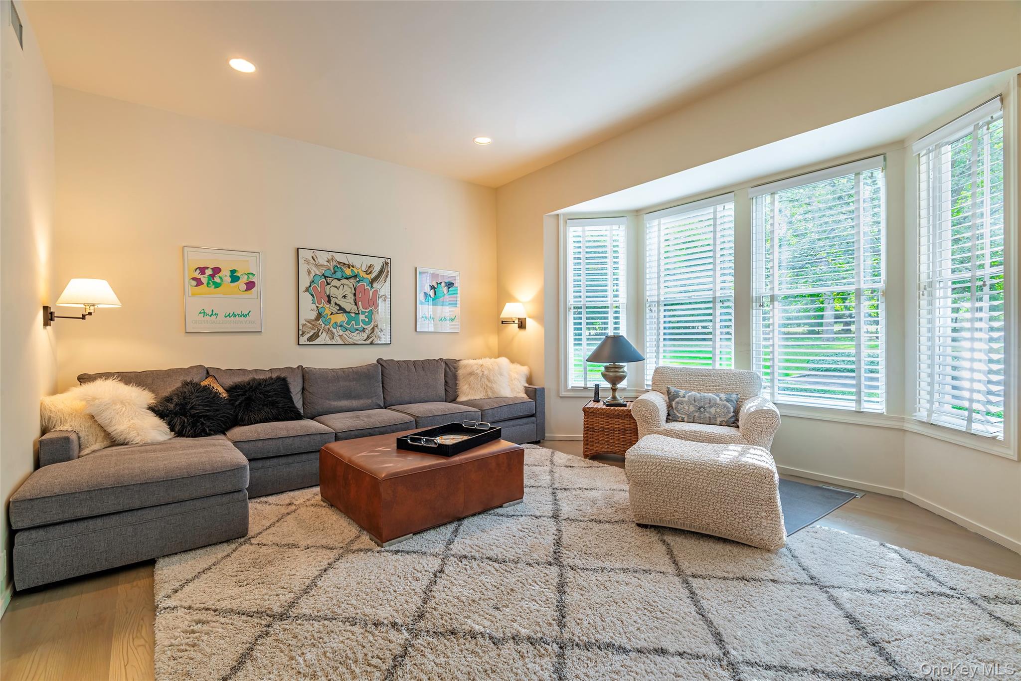 735 Remsens Lane Upper Brookville, NY 11771 - Photo 13 of 44 Living room with wood finished floors and recessed lighting