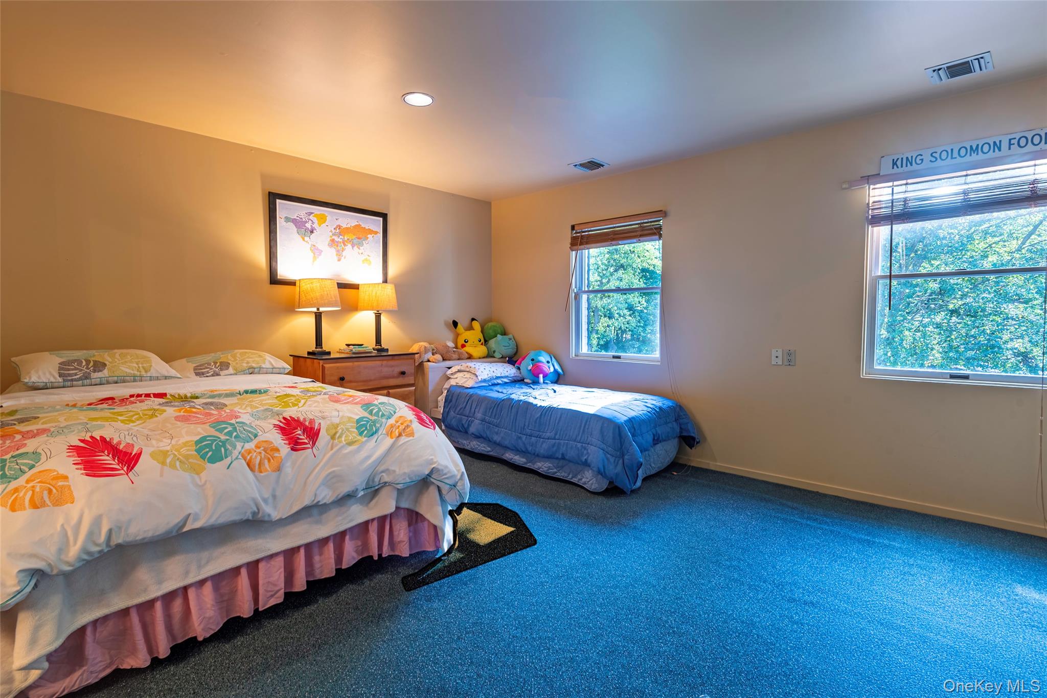735 Remsens Lane Upper Brookville, NY 11771 - Photo 28 of 44 Bedroom featuring carpet and recessed lighting