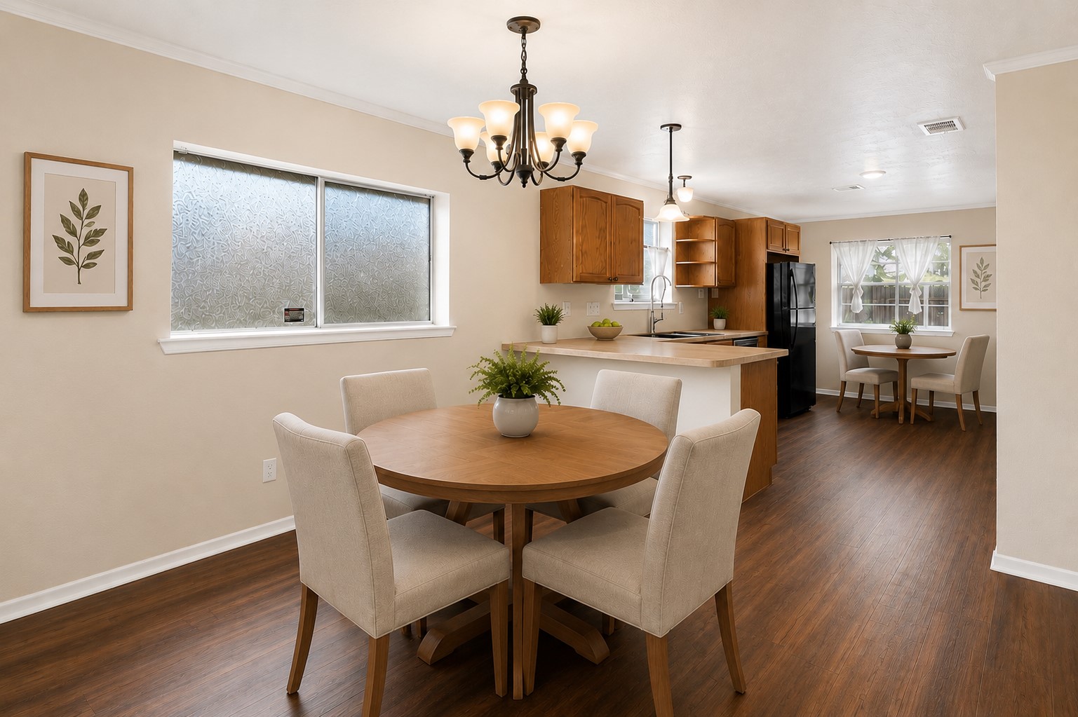 4818 Quailgate Drive Spring, TX 77373 - Photo 8 of 26 a view of a dining room with furniture window and wooden floor