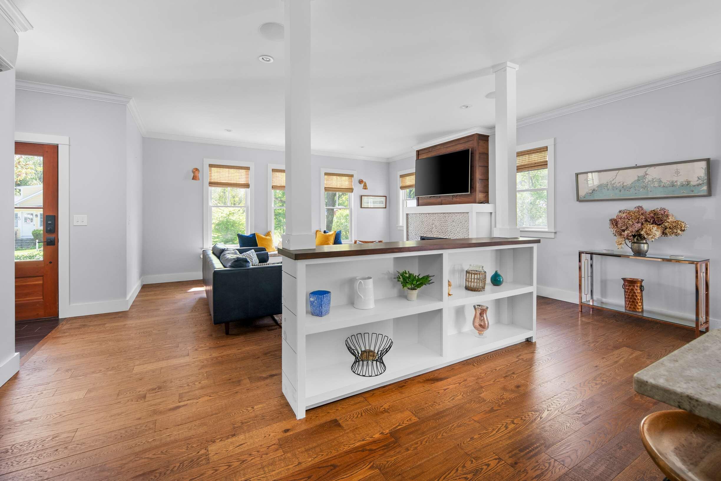 59 Underwood Road Falmouth, ME 04105 - Photo 12 of 35 Living room view from the kitchen