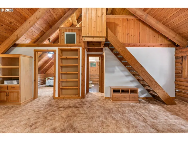 a view of a house with a balcony