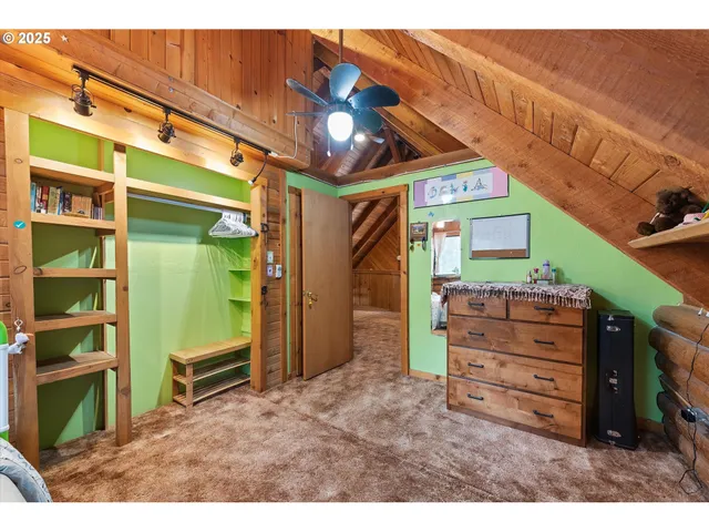 a view of a wooden door and a outdoor space