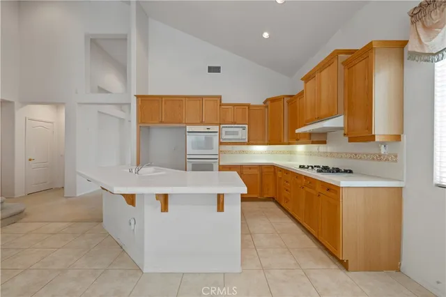 a view of a park with plants and trees