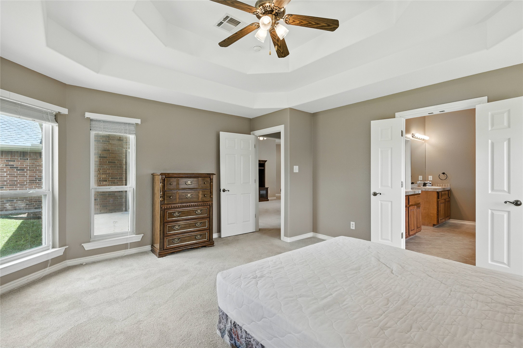 100 Davis Court Thorndale, TX 76577 - Photo 14 of 39 Main bedroom has views to the backyard.