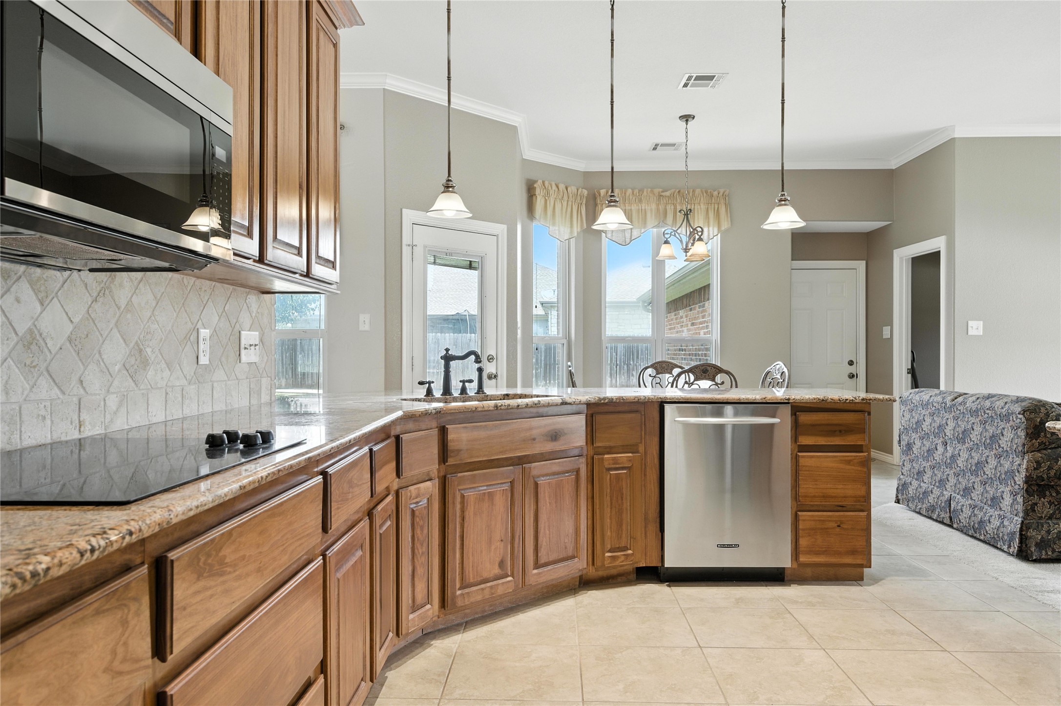 100 Davis Court Thorndale, TX 76577 - Photo 23 of 39 Refrigerator conveys. Features a walk-in pantry.