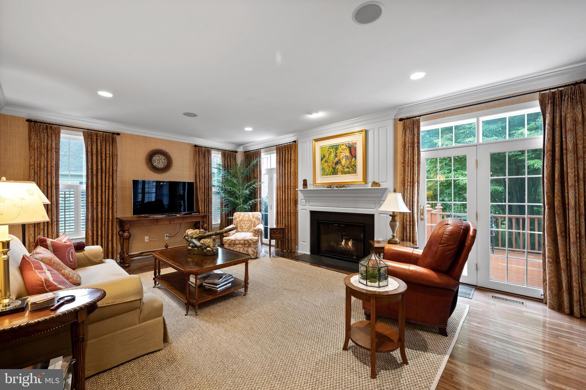 309 Applebrook Drive Malvern, PA 19355 - Photo 14 of 56 Family room with 2 sets of French doors to deck