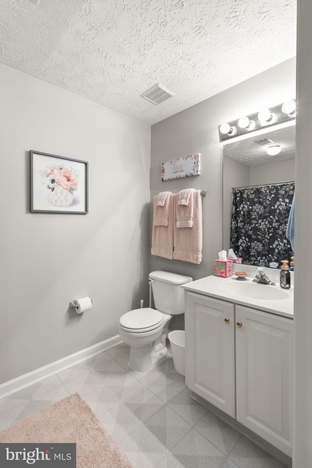 16 Brook Farm Court, Unit 16D Perry Hall, MD 21128 - Photo 19 of 23 a bathroom with a toilet sink and mirror