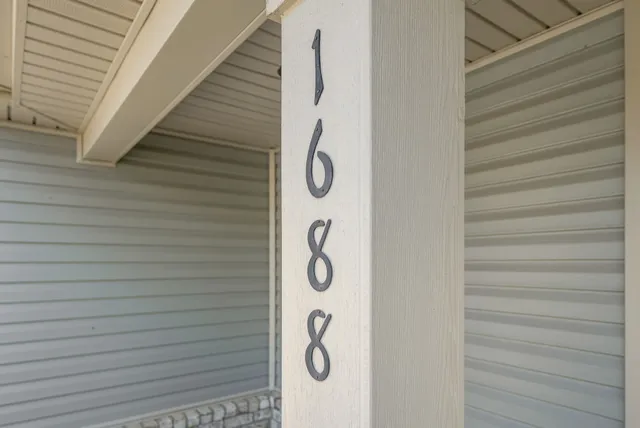 a sign board with window