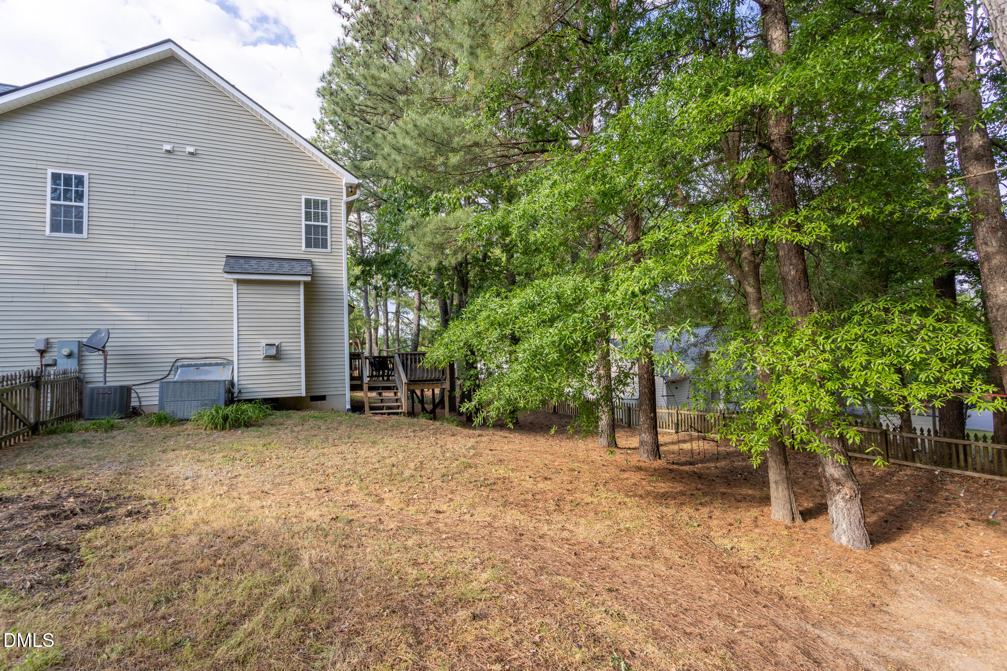 10 Highgrove Lane Durham, NC 27713 - Photo 39 of 41 a view of a backyard with a small cabin