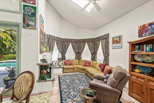 a view of a hallway with workspace