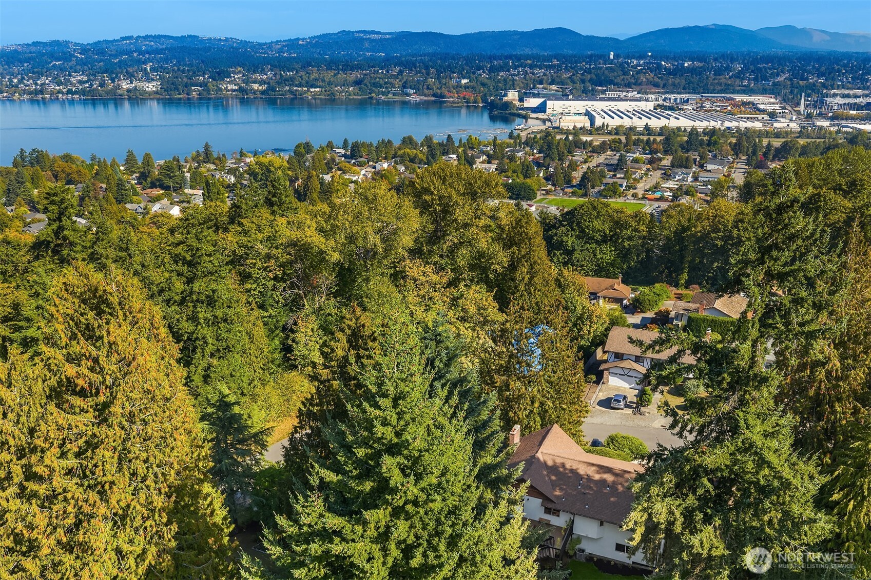 11813 79th Avenue South Seattle, WA 98178 - Photo 25 of 27 an aerial view of residential houses with outdoor space and river