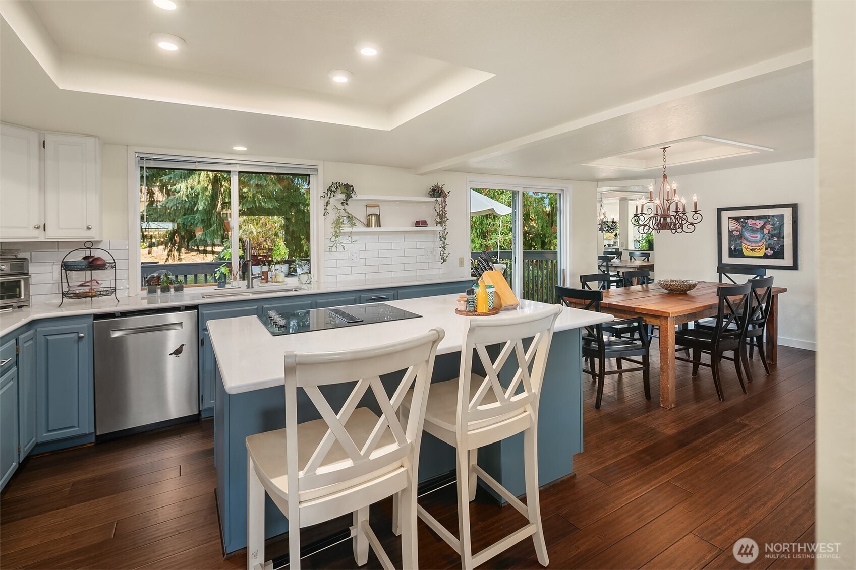 11813 79th Avenue South Seattle, WA 98178 - Photo 7 of 27 a view of a dining room with furniture window and wooden floor