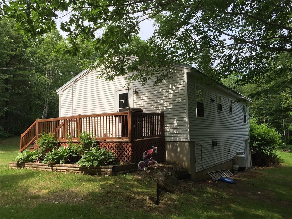 Side entrance and back exterior