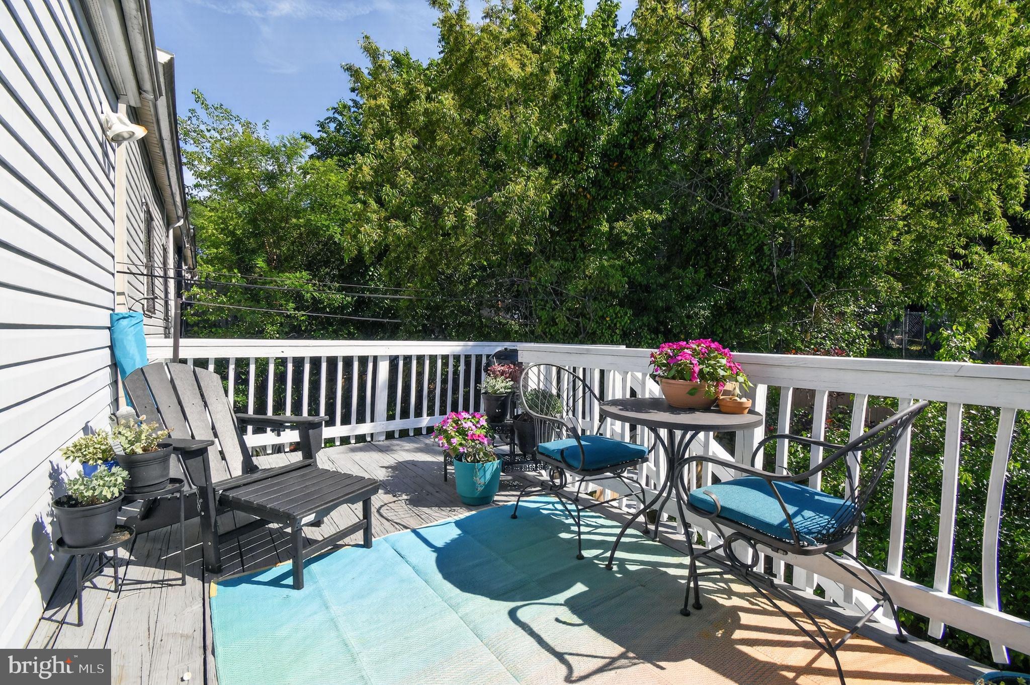 1227 Meigs Place Northeast, Unit C Washington, DC 20002 - Photo 12 of 17 a view of a balcony with chairs
