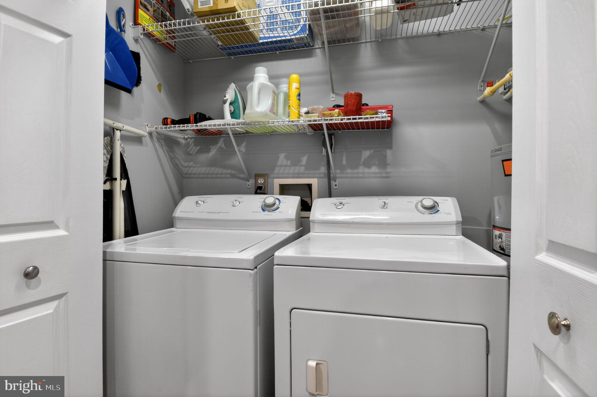 1227 Meigs Place Northeast, Unit C Washington, DC 20002 - Photo 17 of 17 a utility room with dryer and washer