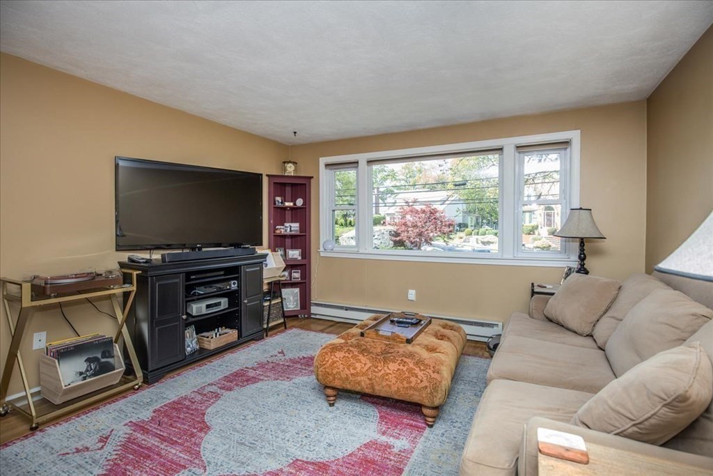 142 Spring Street Stoneham, MA 02180 - Photo 16 of 27 a living room with furniture and a flat screen tv