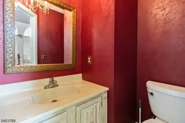 a bathroom with a sink and a toilet